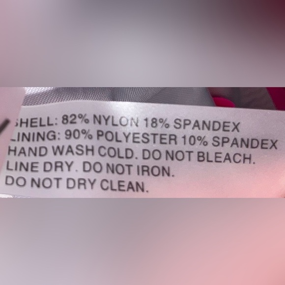 Yonique Vibrant Hot Pink & Dark Pink One-Piece Swimsuit (NWT) - Picture 2 of 8